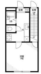 アムール桜屋の物件間取画像